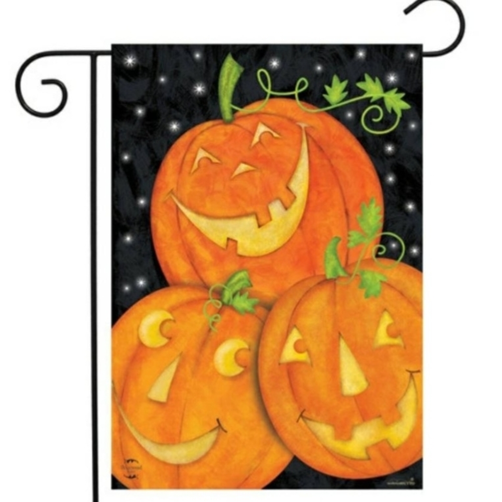 Halloween Pumpkin Garden Flag